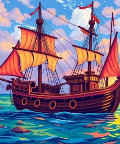 Cove Galleon Paint Numbers
