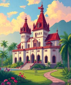 Dawn Palace Paint Numbers