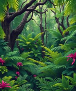 Fern Sanctuary Paint Numbers