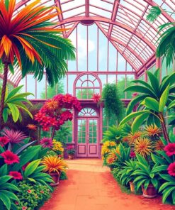 Tropical Orangery Paint Numbers