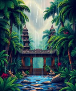 Temple Storm Paint Numbers