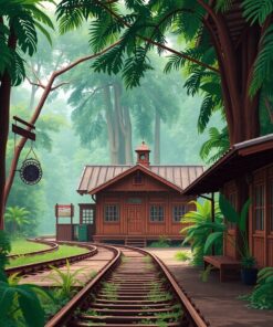 Jungle Station Paint Numbers