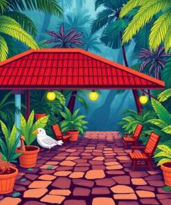 Forgotten Vintage Jungle Station Paint By Numbers