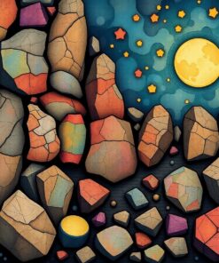 Forgotten Vintage Mythic Stones Paint By Numbers