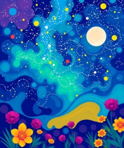 Moth Study Paint Numbers