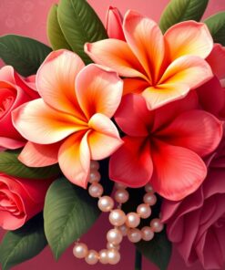 Antique Pearls Paint Numbers