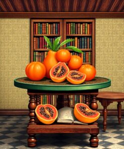 Antique Table Paint Numbers