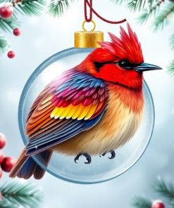 Bird Bauble Paint Numbers