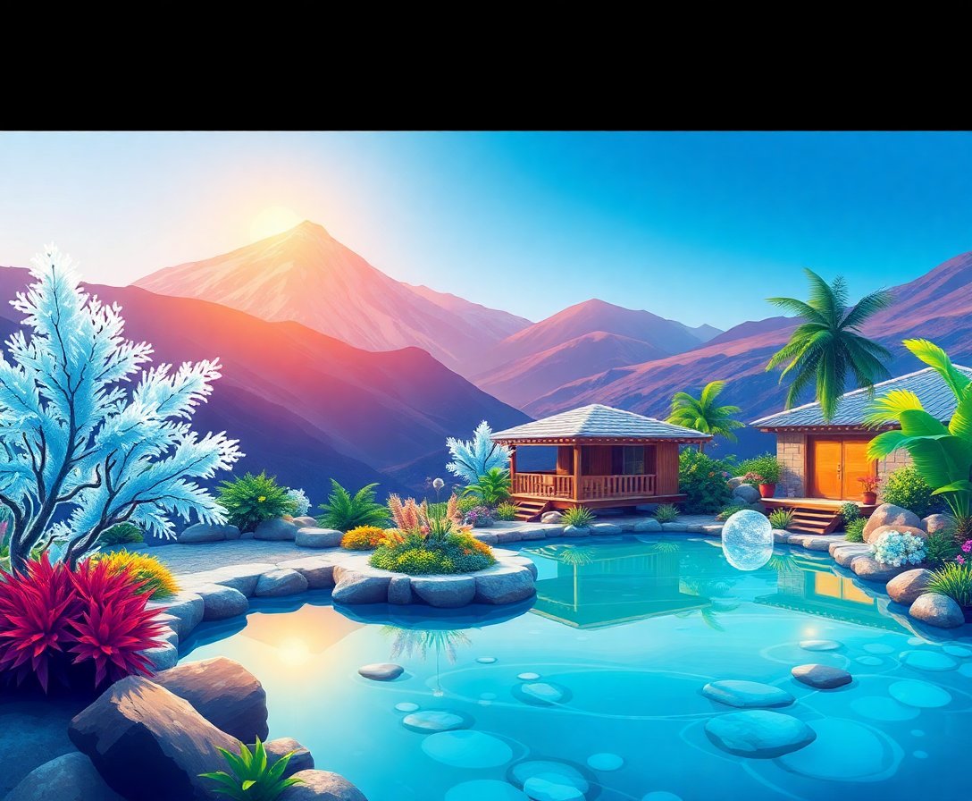 frosty-geothermal-tropical-retreat-paint-by-numbers-kit