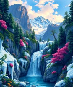 Tropical Cascade Paint Numbers