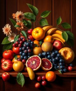 Vintage Mahogany Paint Numbers