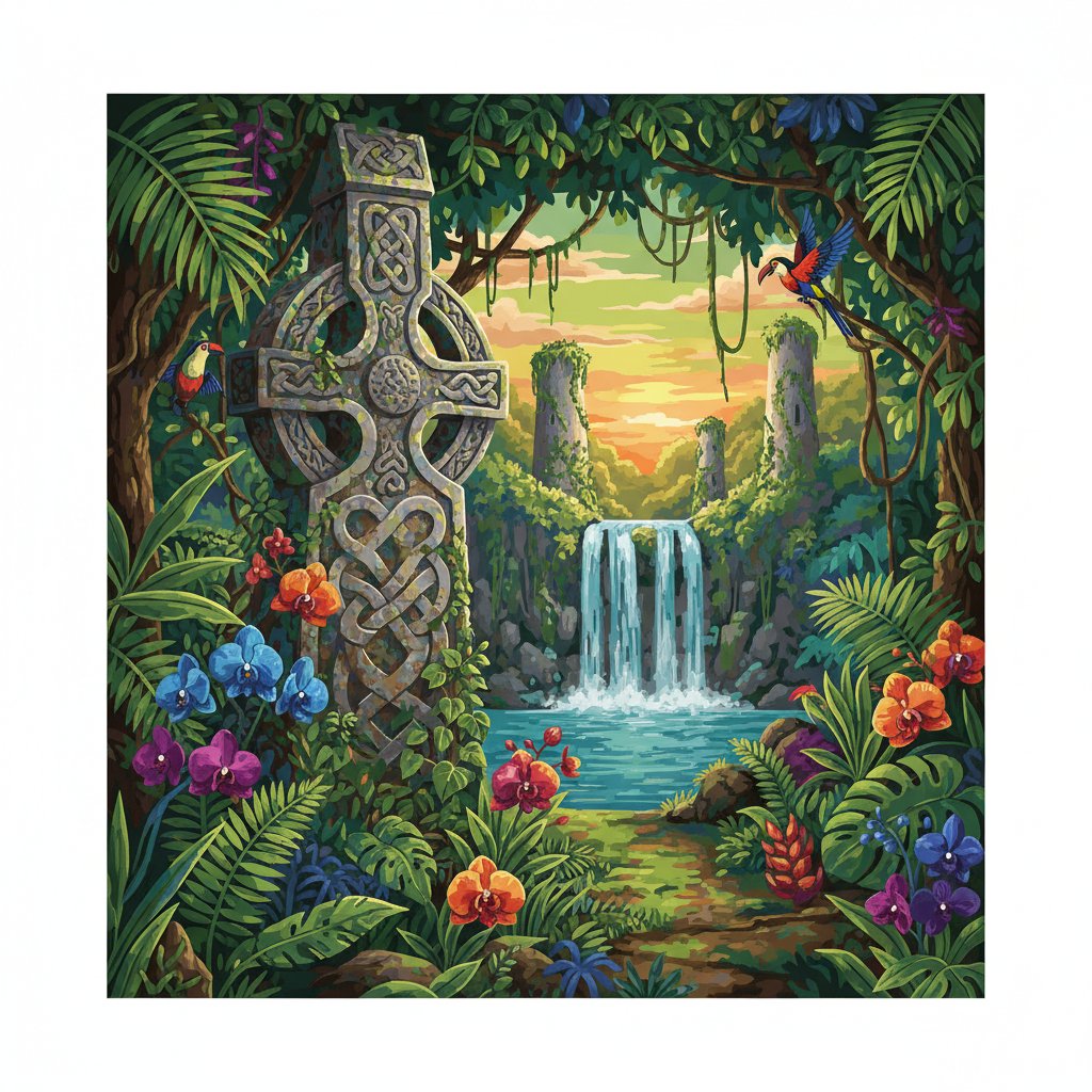 gaelic-relic-tropical-jungle-paint-by-numbers-kit-heritage