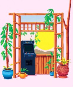 Bamboo Window Paint Numbers