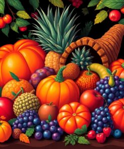 Autumn Fruits Paint Numbers