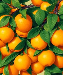 Tropical Kumquats Paint Numbers