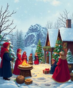 Island Yule Paint Numbers