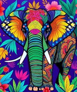 Gaze Of Tropical Wisdom Paint By Numbers