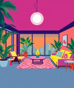 Lounge Retreat Paint Numbers