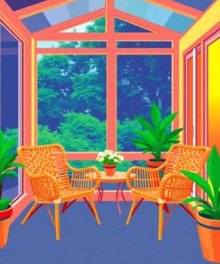 Woven Chairs Paint Numbers