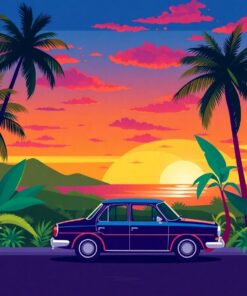 Auto Dusk Paint Numbers