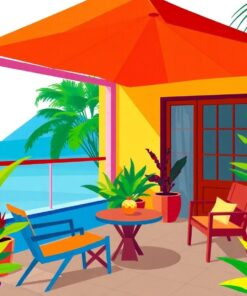 Patio Retreat Paint Numbers