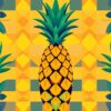 Pineapple Tile Paint Numbers