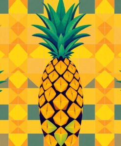 Pineapple Tile Paint Numbers