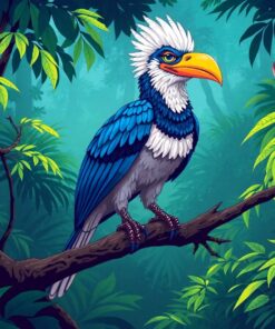 Forest Perch Paint Numbers