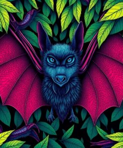 Bat Study Paint Numbers