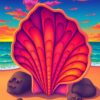 Sunset Shell Paint Numbers