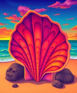 Sunset Shell Paint Numbers