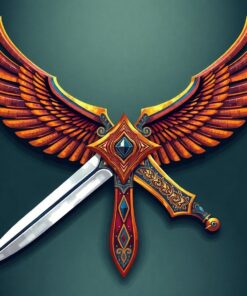 Gilded Egyptian Dagger Relic Paint By Numbers