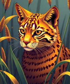 Amidst Reeds Paint Numbers