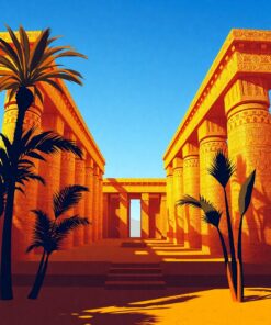 Palm Shadows Paint Numbers