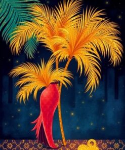 Plumes Palms Paint Numbers
