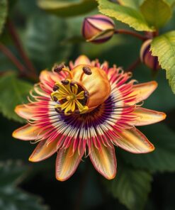 Faded Passionflower Paint Numbers