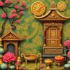 Gilded Relics Exotic Wood Paint By Numbers