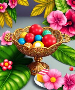 Confectionery Dish Paint Numbers