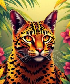 Feline Oasis Paint Numbers