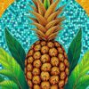 Pineapple Mosaic Paint Numbers