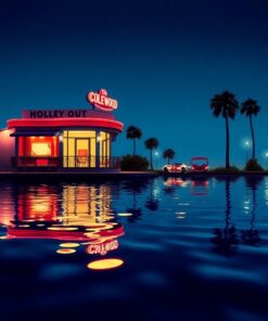 Water Reflection Paint Numbers