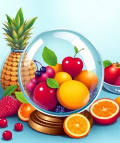 Realistic Fruits Paint Numbers