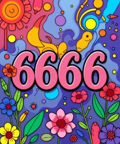 Tropical Sketch Paint Numbers