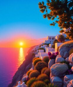 Cliffside Dusk Paint Numbers