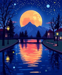 Shoreline Wood Paint Numbers