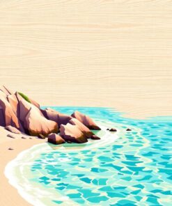 Gleaming Bleached Shoreline Wood Paint By Numbers