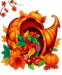 Exotic Cornucopia Paint Numbers