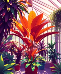 Tropical Plant Paint Numbers