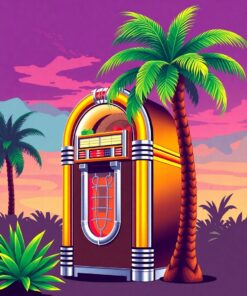 Palm Tree Paint Numbers