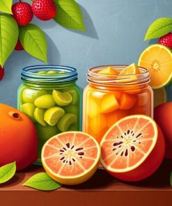 Gleaming Kitchen Guava Preserves Paint By Numbers